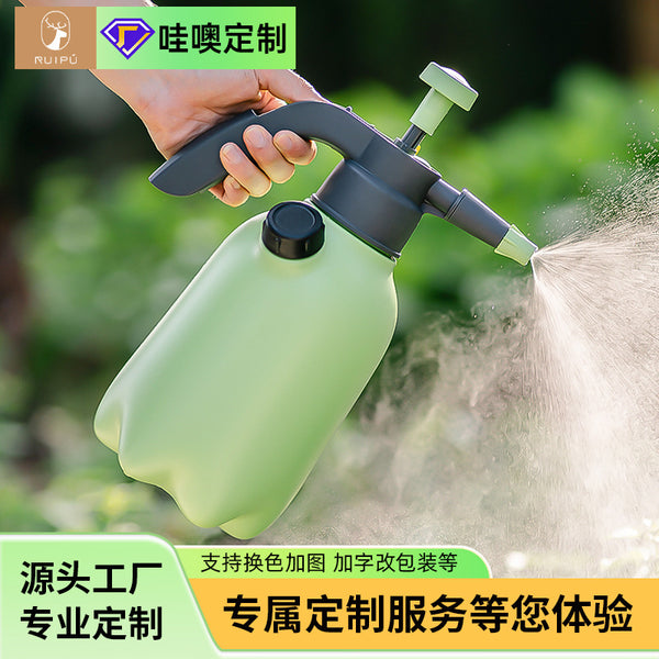New custom plastic thickened with measuring cup household pressurized watering can high pressure watering special air pressure watering can