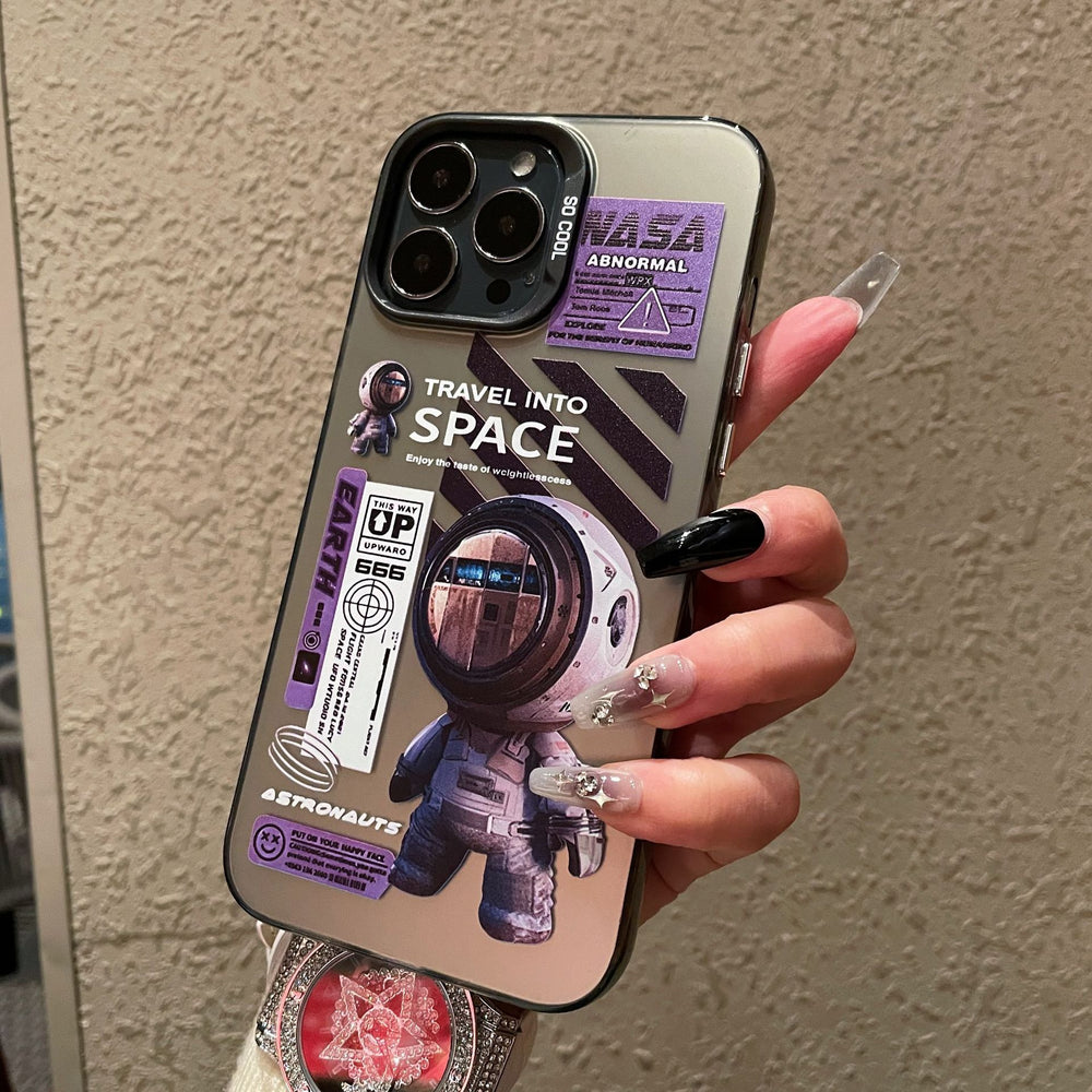 Imd trendy case suitable for opporeno13 frosted pc hard protective case a2/findx6 cartoon text mobile phone case