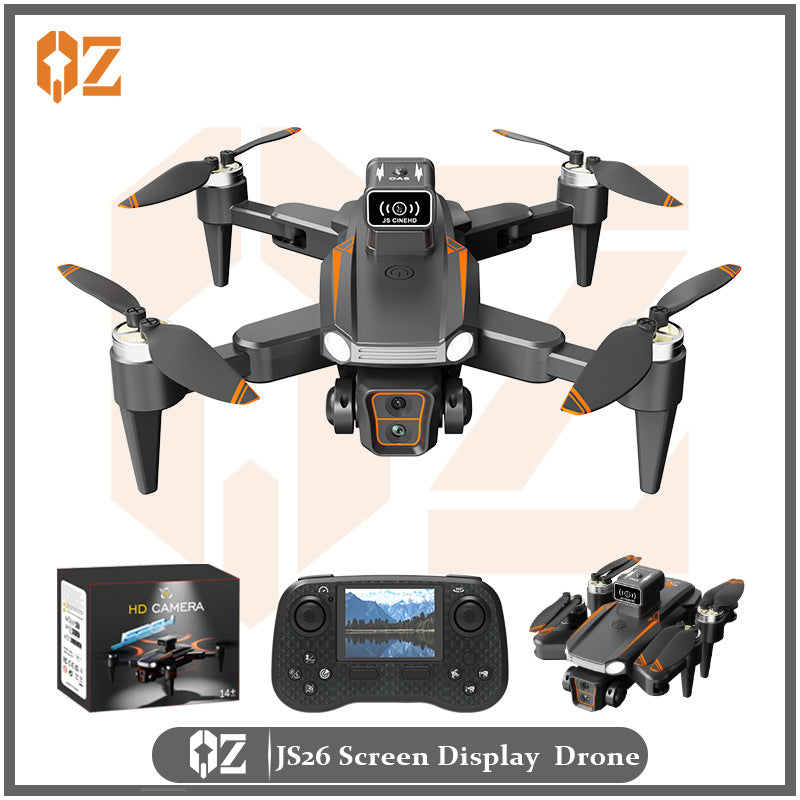 new product: js26 drone with screen control remote - brushless, high-definition aerial photography, long-endurance aircraft, remote control airplane