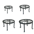 balcony flower pot rack living room floor-standing decorative flower rack storage rack simple single-layer iron indoor flower rack