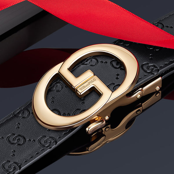 Emperor Paul Belt Men's Leather High-end Automatic Buckle Belt Men's Fashion Casual Trend Belt Men's Belt