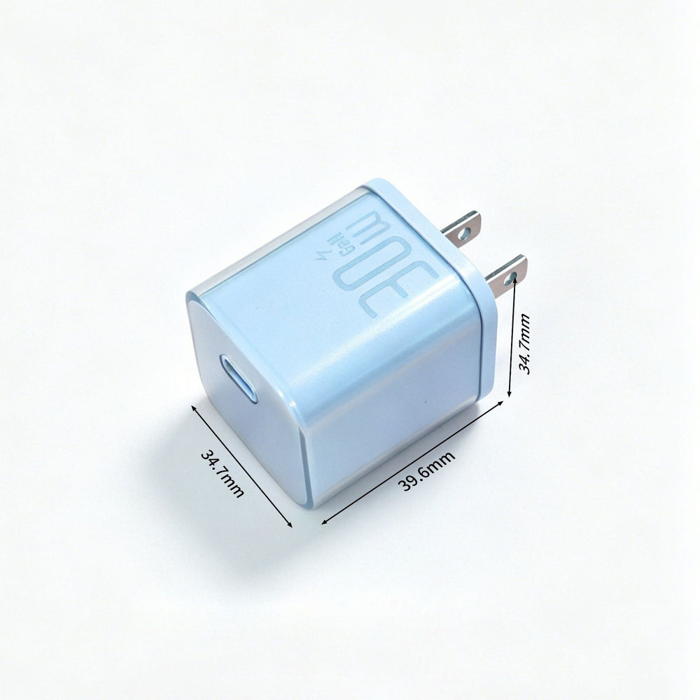 Wow customized pd30w gallium nitride charger suitable for apple 8-17 mobile phone fast charging head gallium nitride fast charger