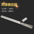 Bbq skewer tube stainless steel bbq needle barrel steel round skewer tube chopstick holder straw tube accessories wholesale skewers