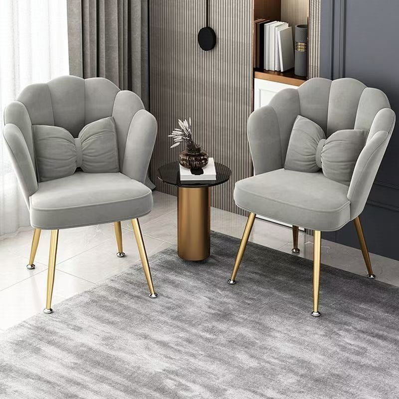 Accessible luxury chair makeup stool popular makeup chair for home lazy bedroom storage back chair dressing stool manicure chair