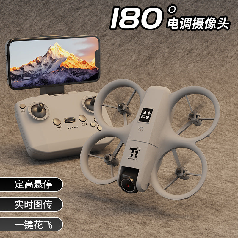 hot-selling four-axis mini drone, real-time aerial photography remote control aircraft, altitude-fixed and drop-resistant children's aircraft toy