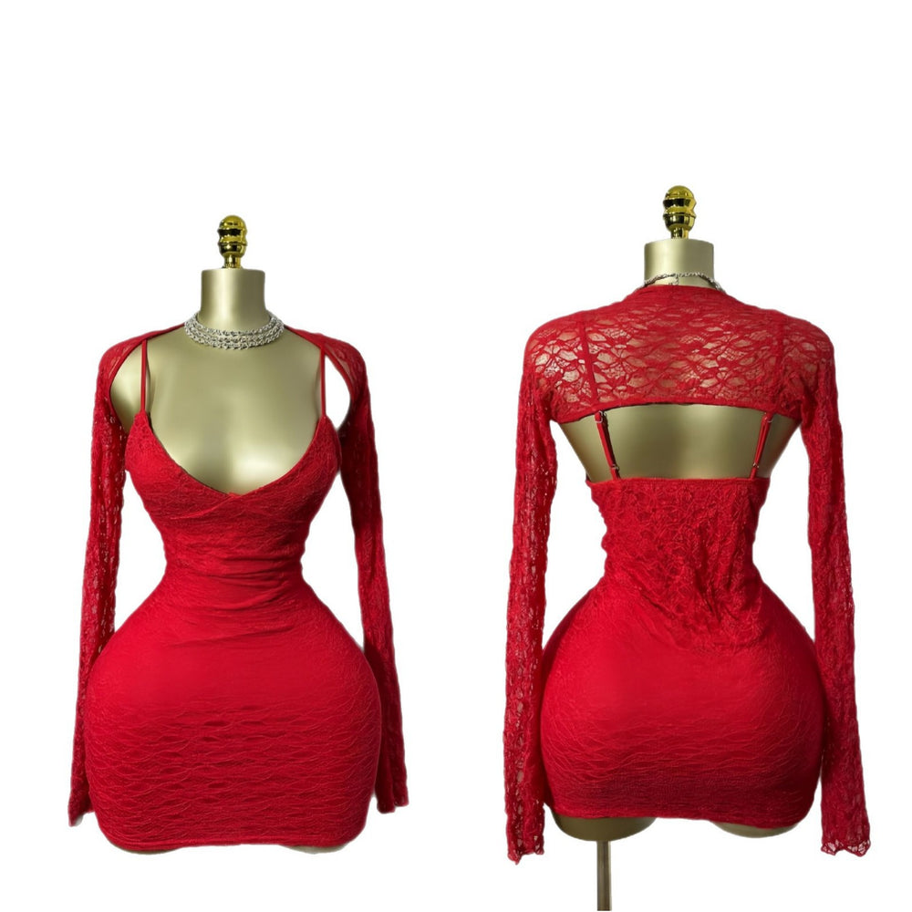 European and american cross-border women's fashion:  spring new arrival - solid color long sleeve sexy camisole backless bodycon mini dress