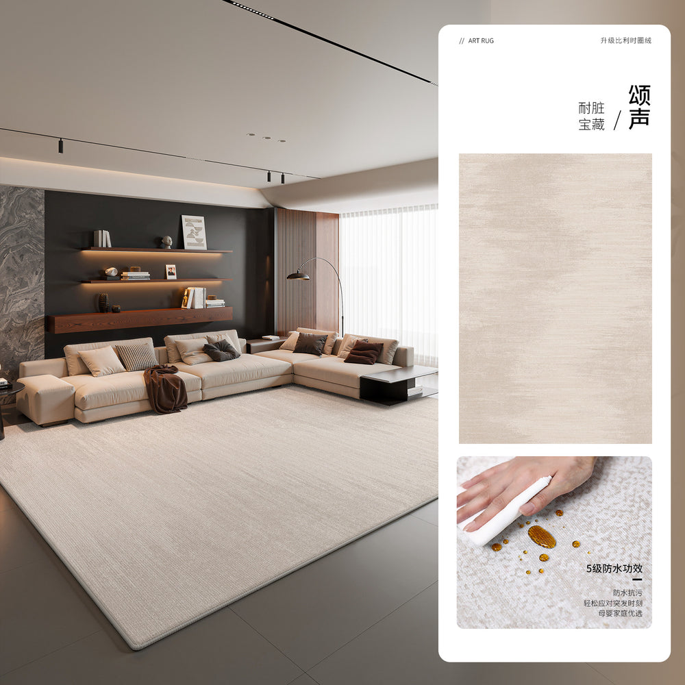 Carpet living room italian accessible luxury washable and wipeable stain-resistant bedroom bedside blanket for homewaterproof anti-fouling classy sofa cushion
