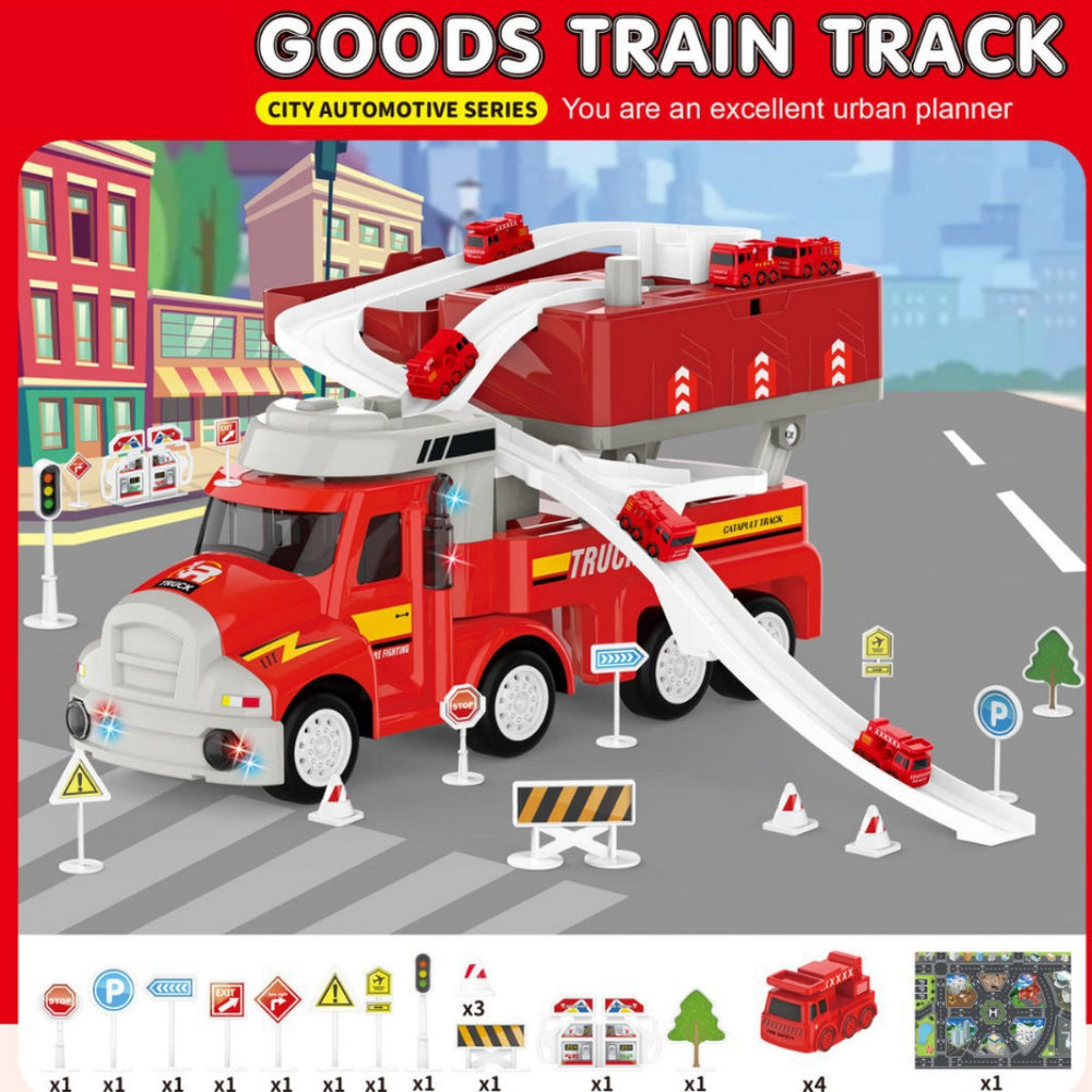 hot-selling children's toys, inertial excavator track with music, early education educational export toy car wholesale