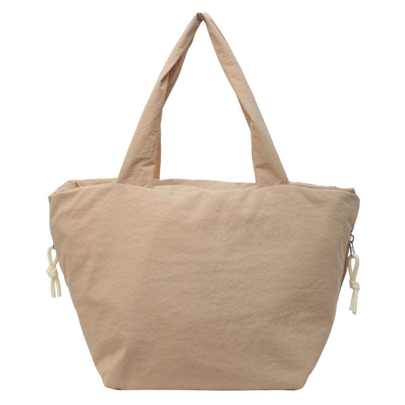 Crossbody bag women's versatile large-capacity satchel 2025 new niche soft leather shoulder bag commuter women's bag