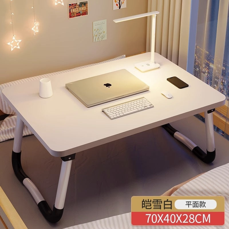 Small table on the bed, foldable computer desk, for home bedroom bay window desk, dormitory student dormitory lazy study table