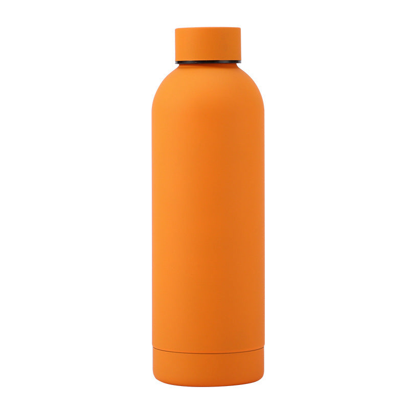 new arrival 304 stainless steel thermos cup large capacity double-layer vacuum small mouth bottle portable car sports water cup