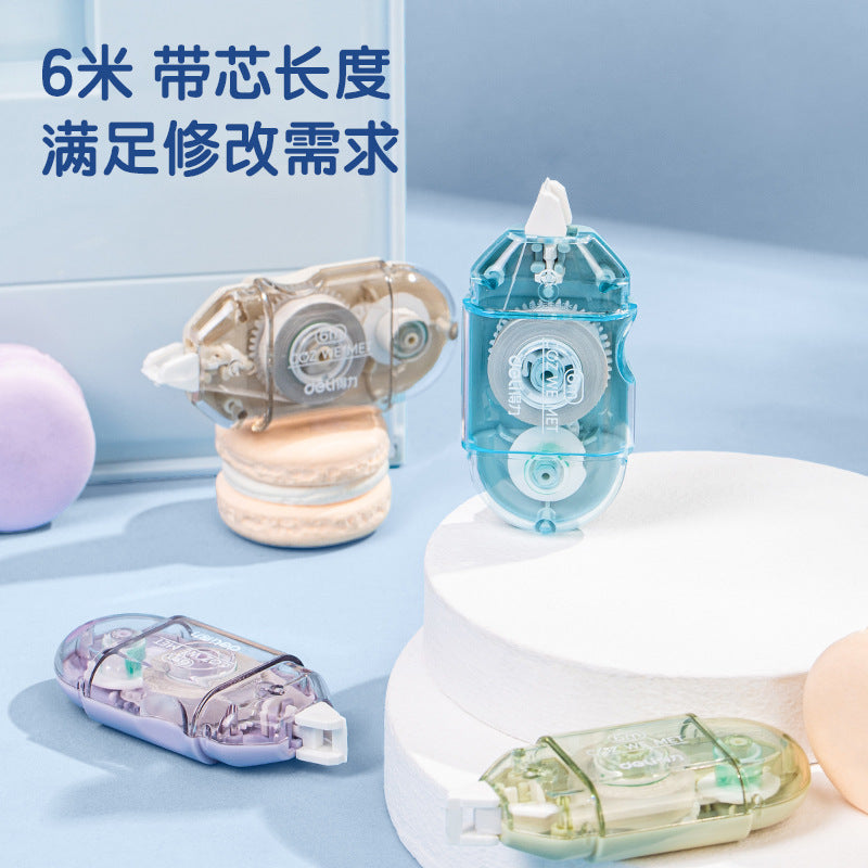 Deli 71508 correction tape set of 4 packs, error correction tape, correction tape, affordable tape, correction tape, student correction.