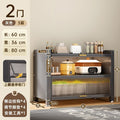 Best sellingfor homekitchen rack cabinet steel multi-layer thickened cupboard pulley storage cabinet microwave oven storage cabinet