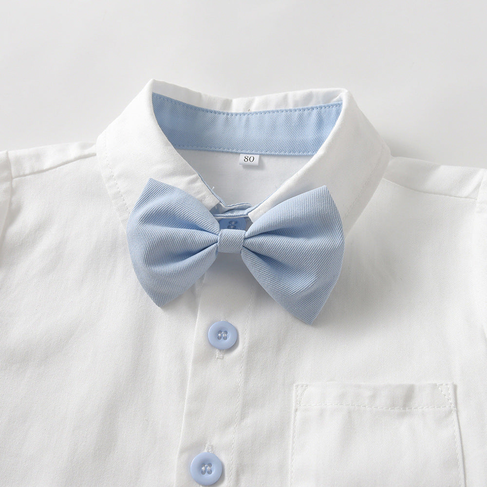 Kids' formal wear: autumn suit set for flower boys, little boys' host outfit, piano performance costume, kindergarten performance dress