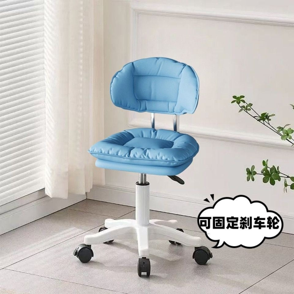 Makeup chair front desk movable computer chair backrest adjustable cloud chair modern casualpopular bar chair swivel chair