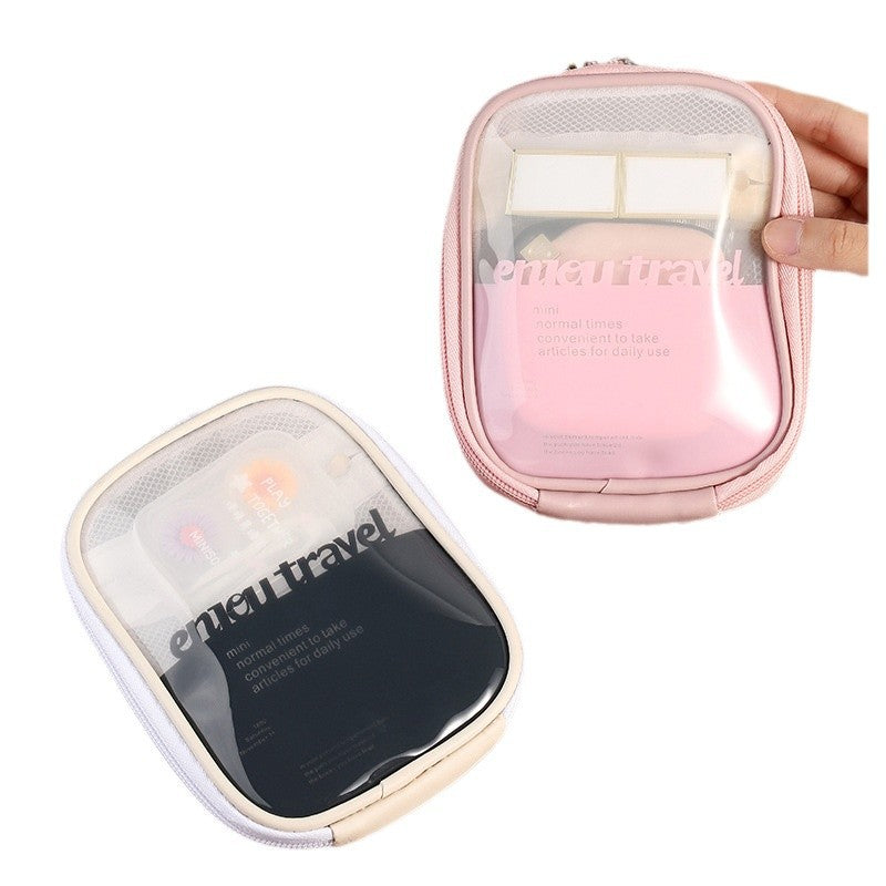 Portable makeup small cosmetic bag women's portable new mini lipstick cosmetic storage bag bag small bag travel