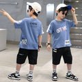 Boys' summer outfit set:  new summer collection - lightweight, sporty, cool & trendy styles for mid-to-large boys