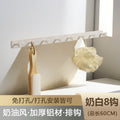 Cream white dot row hook-8 hooks
