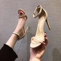 Fresh and chic high heel sandals for women - new 2025 collection: minimalist, versatile, stiletto heel, sexy thong strap, trending online style