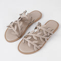 Leaf slippers women's summer outwear new arrivalpopulareasiest for match beach flip flops travel vacation flats sandals