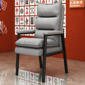 Mahjong chair chess and card room backrest plaid long sitting conference chair mahjong house home office chair special for playing mahjong