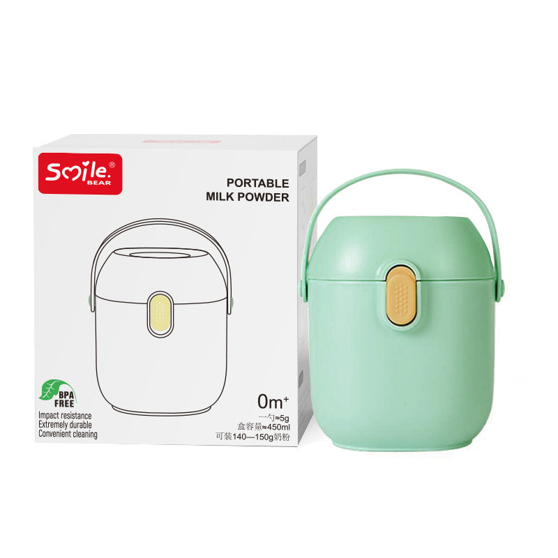 Large-capacity baby milk powder storage box, snack storage box, baby complementary food, rice noodles, sealed jar, maternal and infant products