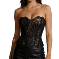 Xiyin corset european and american mesh breathable palace corset shaping slimming look abdominal support chest corset for women