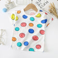 Kids' summer : pure cotton t-shirts for boys and girls - boys' tops, girls' crew neck short-sleeve tees, baby cartoon short-sleeves