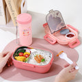 Cartoon 304 stainless steel lunch box - microwaveable, divided, leak-proof, portable student lunch container