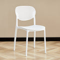 Popular scandinavian plastic chair for homethickened backrest dining chair study computer chair office negotiation training stool