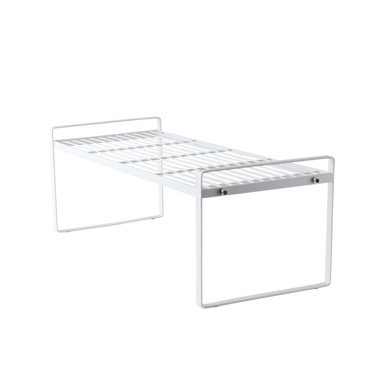 Processing custom wrought iron layered rack desktop storage rack storage cabinet compartment baffle single layer pot rack