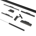 Home magnetic track lighting design combo kit - living room, bedroom, no main light, recessed led linear lighting