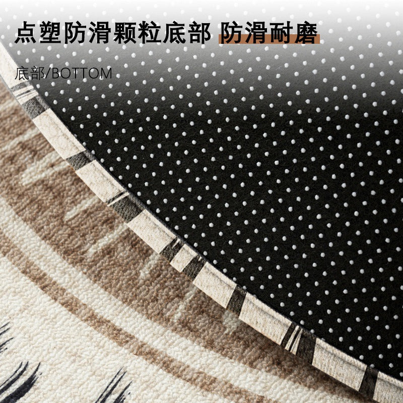 Source factory direct sales European round office carpet living room sofa coffee table blanket study rotating chair cushion rocking chair cushion