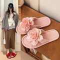 Exportplus sizenew arrivalflower slippers open toe flats indoor home easiest for matchpopularfashion confinement cotton slippers