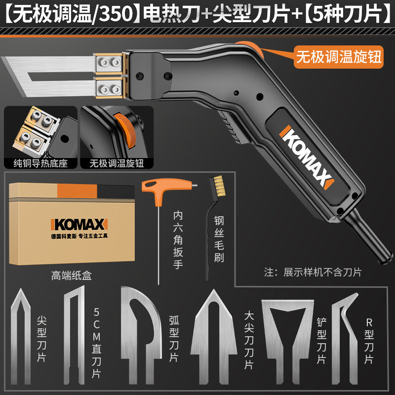 High-power electric hot knife foam cutter, plastic kt board cutting tool, sponge hot melt knife, acrylic hot cutting knife