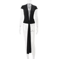 Amazon women's clothing  summer new arrivals: spicy girl deep v-neck cutout flutter sleeve tie-up slim fit versatile top