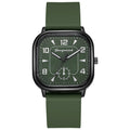 e-commerce square case personalized creative men's watch wholesale fashion retro silicone strap student quartz watch for men