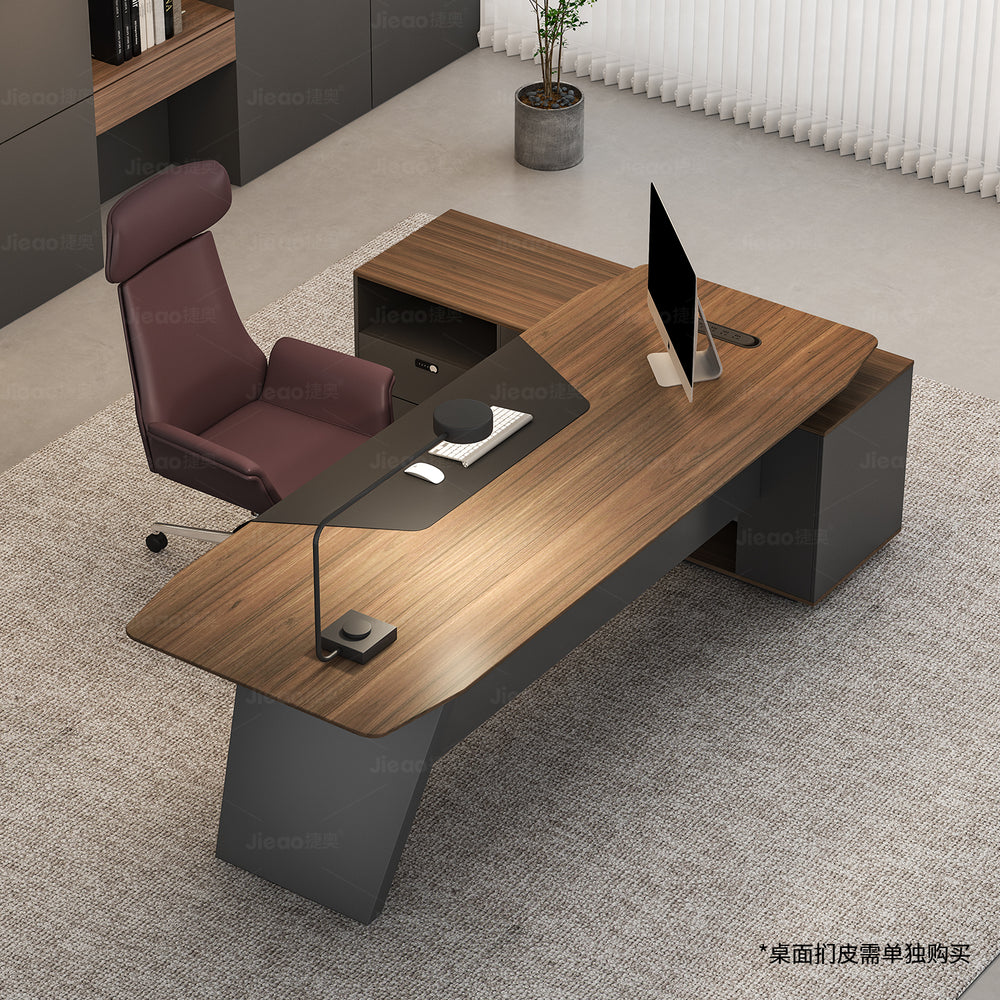 Office furniture executive desk and chair set - modern minimalist style - ceo desk, manager desk, director's desk, executive desk