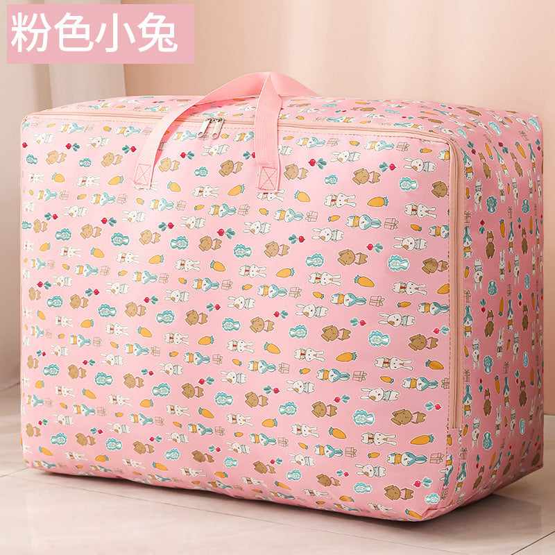 Oxford cloth quilt storage bag household large capacity thickened duffel bag clothes finishing moving bag customization