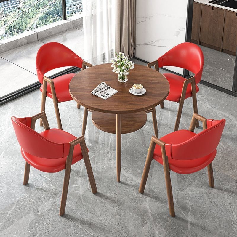 Scandinaviancasualcasual reception negotiation table and chair combination milk tea coffee shop apartment b&b dining table balcony small round table