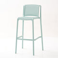 Scandinaviancasual bar chair accessible luxury plastic bar chair stackable high stool popular bar stool outdoor back chair