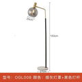 American scandinaviancasual floor lamp living room sofa side bedroom bedside study light luxury glass reading vertical table lamp