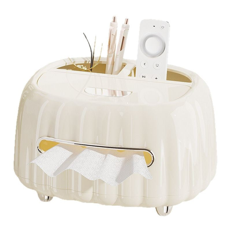 Creative Nordic light luxury tissue box Multifunctional home living room Office coffee table Remote control Desktop storage Carton