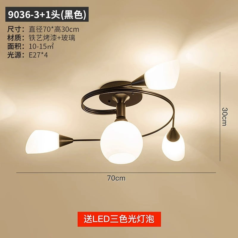 export european style living room chandelier post-modern casual three-head dining room master bedroom for home high-end scandinavian lamps