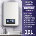German brand gas water heater, inverter constant temperature, natural gas/lpg, 16l forced exhaust, smart thermostatic control - for home use