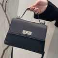Genuine leather women's bag - new spring 2025 fashion: stylish crossbody, minimalist commuter bag, trendy korean style, real leather shoulder bag