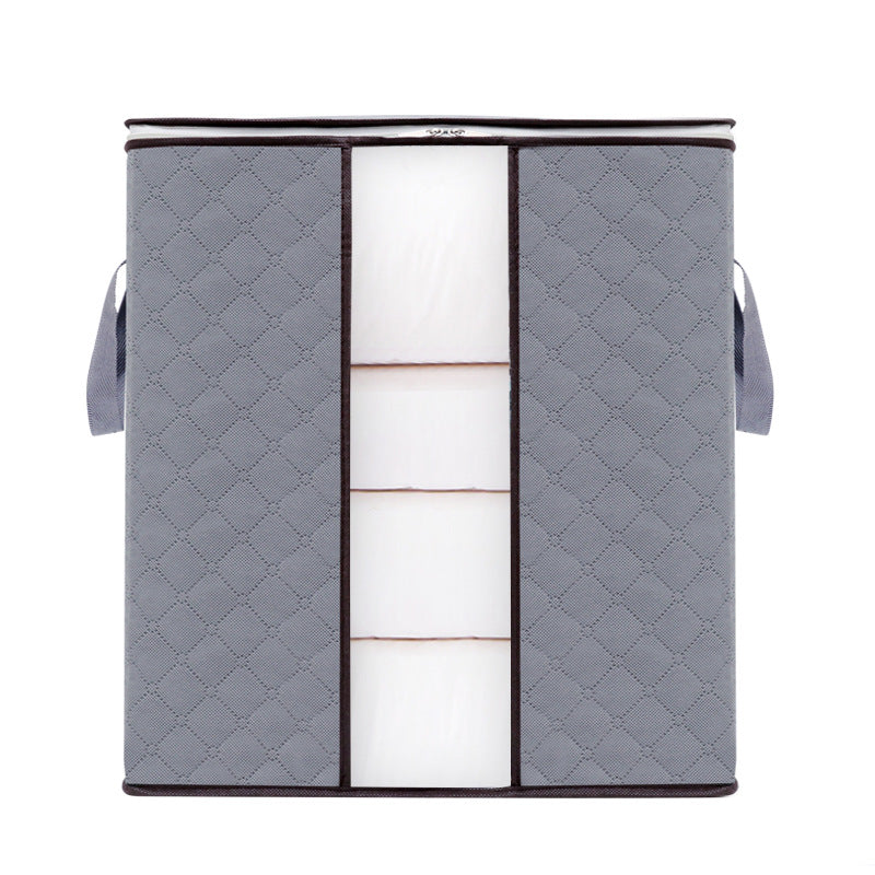 Storage bag Large capacity finishing bag Quilt clothes moving packing bag Non-woven folding quilt storage bag