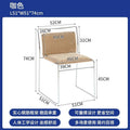 Second-hand style dining chair for home bauhaus small apartment popularclassy study chair cafe soft back chair