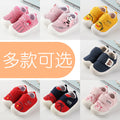 Toddler shoes for baby boys, spring and autumn, 0-1-2 years old, soft sole infant shoes, winter fleece-lined cotton shoes for baby girls