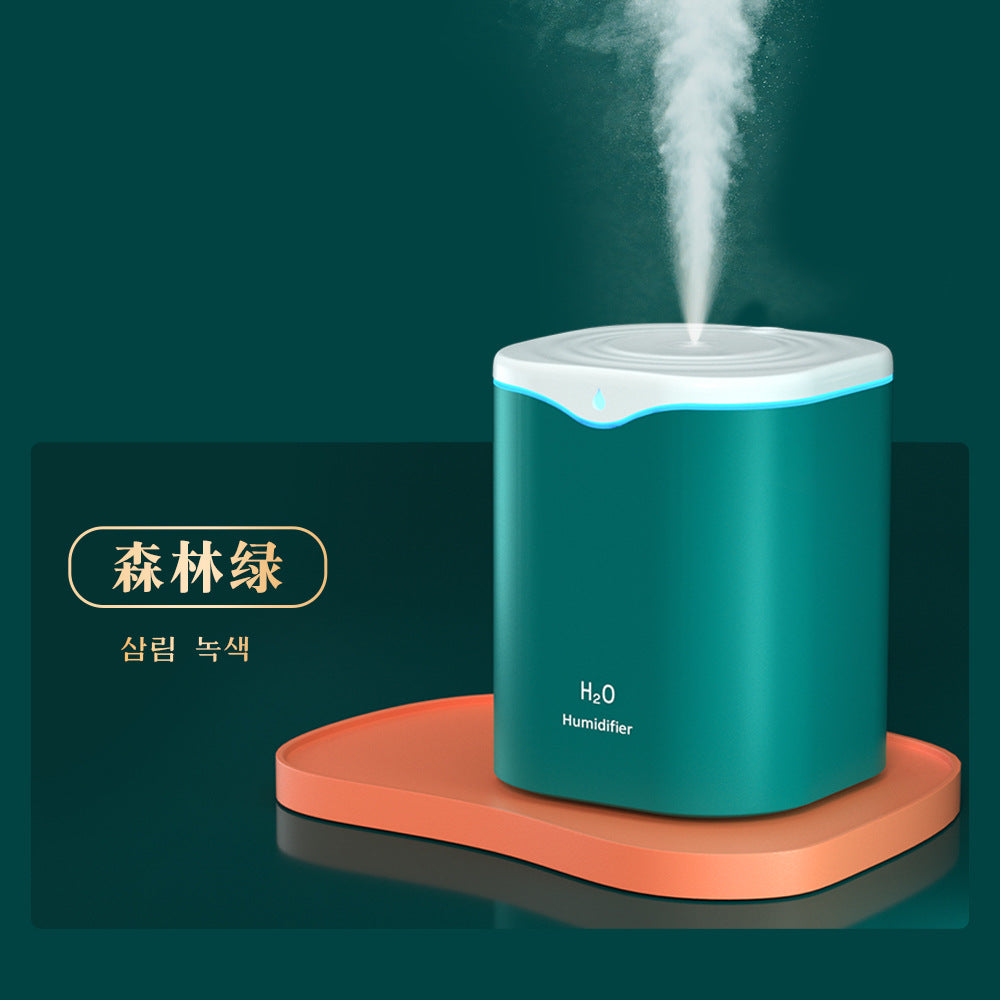 2l dual-spray humidifier, usb large capacity home bedroom office desktop silent water drop humidifier
